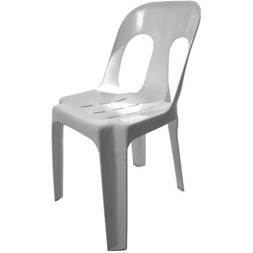 Rapidline Pipee Stackable Polypropylene Chair Grey