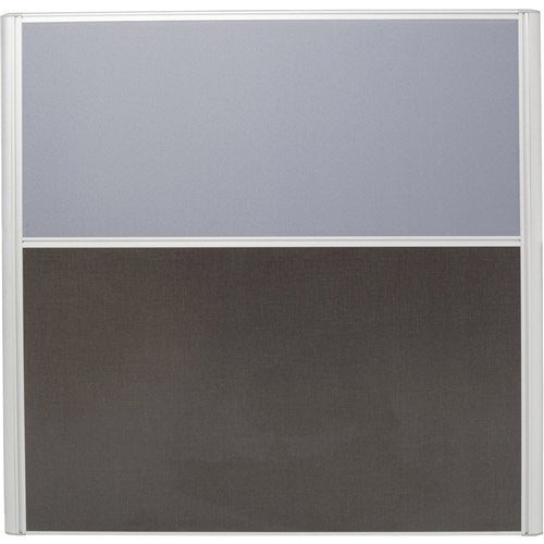 Rapidline Rapid Screen 1200W x 30D x 1250mmH Grey Fabric / Ironstone Base