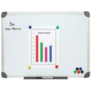 Whiteboard Boone 900 X 1500mm Aluminium Frame
