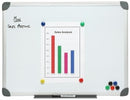 Whiteboard Aluminium Frame Magnetic 1200 X 2400mm