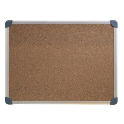 CORK BOARD PENRITE ALUM FRAME 450X600MM