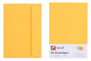 ENVELOPE QUILL C6 80GSM SUNSHINE PK25
