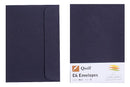 Envelope Quill C6 80gsm Black Pk25
