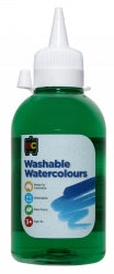 PAINT EC 250ML WASHABLE WATERCOLOUR GREEN