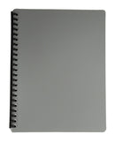Display Book Gns A4 Refillable Grey 20p (BX10)