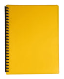 Display Book Gns A4 Refillable Yellow 20p (BX10)