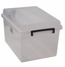 Sp- Storage Box Italplast 30l With Lid Clear