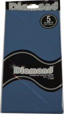Sp- Tissue Paper Diamond 500x750mm 17gsm Navy Blue 5 Shts (PK12)