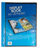 Display Book Gns A3 Insert Cover Black 20p
