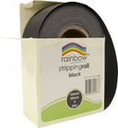 Sp- Stripping Roll Rainbow Ribbed 50mmx30m Black