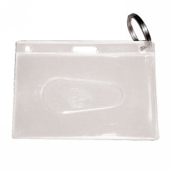TAGS KEVRON CARD HOLDER W/RING ID18 PK50