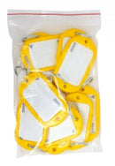 Sp- Key Tags Kevron Jumbo Yellow Pk12