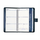 Sp- Organiser Debden Dayplanner Slimline Snap Closure Pu Black