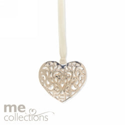WEDDING CHARM ME DOUBLE SIDED HEART PENDANT ROSEGOLD