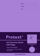 Exercise Book Protext A4 8mm + Margin Ruled Pp Cover 240pg (PK5)