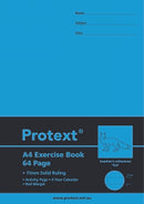 Sp- Exercise Book Protext A4 11mm Solid Ruled Pp Cover 64pg (PK20)