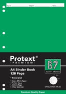 Sp- Binder Book Protext Premium A4 5mm Grid Pp Cover 128pg (PK10)