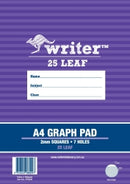 Sp- Graph Pad Writer A4 2mm 25 Sht (PK20)