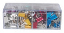 Foldback Clips Esselte 19mm Asst Metallic 96'S