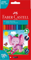 Pencil Coloured Faber-Castell Jumbo Free Sharpener 12'S