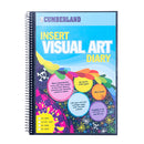 Sp- Visual Art Diary C/Land A4 Insert Cover Black 120pg