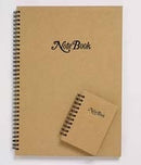 Notebook C/Land A7 Twin Wire Natural