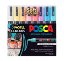 Marker Uni Posca Pc5m 2.5mm Bullet Tip Pastel Asstd Wlt8