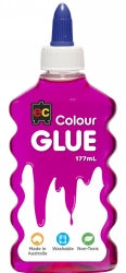 Glue Ec 177ml Coloured Magenta