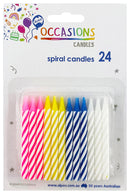 Candles Alpen Birthday (No Holders) Pk24