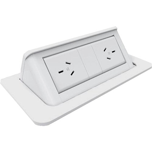 Rapidline Pop-Up Power Module 2 GPO White