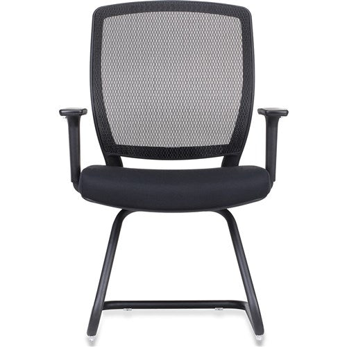 Rapidline Hartley Visitor Chair Large Mesh Back Black