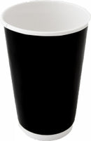 Sp- Cup Hot Drink Capri 8oz Cool Wall Hot Paper Black Pk25