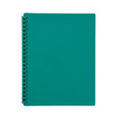 Sp- Display Book Marbig A4 Refillable Green 20p