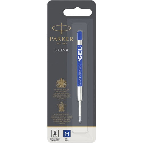 Parker BL1 Gel Refill Medium 0.7mm Blue