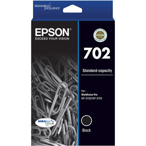 Epson 702 DURABrite Ultra Ink Cartridge Black | Better Office