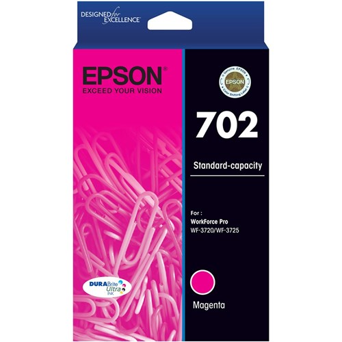 Epson 702 DURABrite Ultra Ink Cartridge Magenta | Better Office