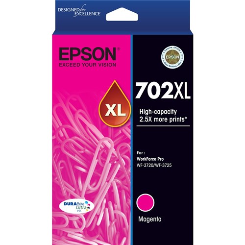 Epson 702XL DURABrite Ultra Ink Cartridge High Yield Magenta | Better Office