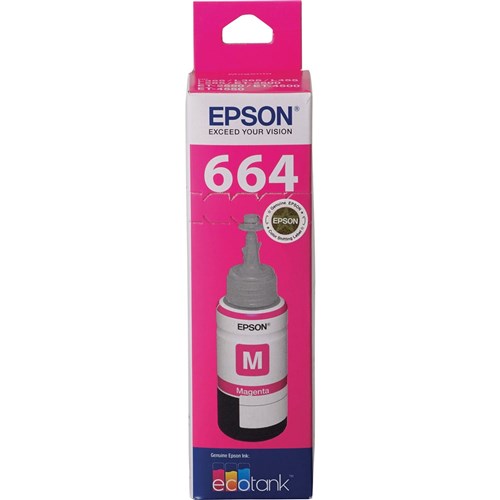 Epson T664 EcoTank Ink Refill Bottle Magenta | Better Office