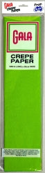 Sp- Crepe Paper Gala 240x50cm Lime Green (PK12)