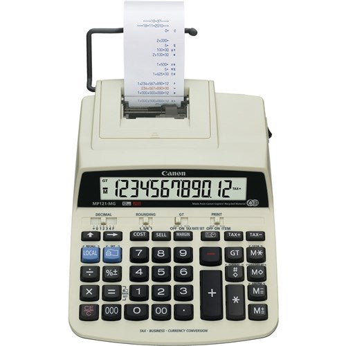 Canon MP120-MGII Desktop Printing Calculator 12 Digit Grey