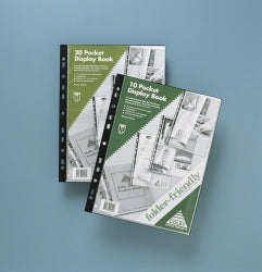 DISPLAY BOOK COLBY A4 215A FOLDER FRIENDLY BLACK 10P