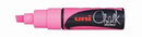 Marker Chalk Uni Pwe8k Bold Chisel Tip Asst Pk12