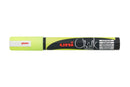 Marker Chalk Uni 2.5mm Bullet Tip Fluoro Yellow