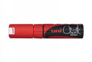 Sp- Marker Chalk Uni Pwe8k Bold Chisel Tip Red (BX6)