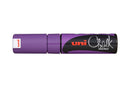 Marker Chalk Uni Pwe8k Bold Chisel Tip Violet