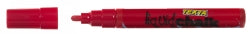 MARKER LIQUID CHALK TEXTA DRY WIPE BULLET RED