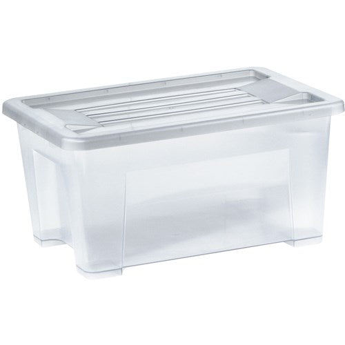 Italplast 5 Litre Storage+ Modular Storage Box With Lid Graphite | Better Office