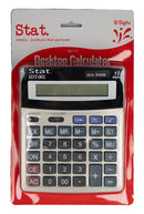 CALCULATOR STAT 12 DIGIT SDT002 MEDIUM DUAL PWR