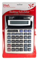 CALCULATOR STAT 12 DIGIT SDT003 LARGE DUAL PWR