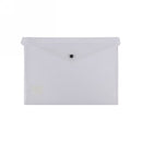 DOCUMENT FOLDER BANTEX A4 BUTTON CLEAR
